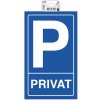 Znak Exacompta Parking prywatny 15x25 cm PVC