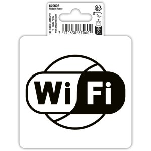 Znak Exacompta Wifi PVC 10x10cm