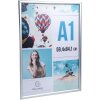 Exacompta 8194358D Ścienna rama plakatowa A1 Aluminium Exacryl srebrna