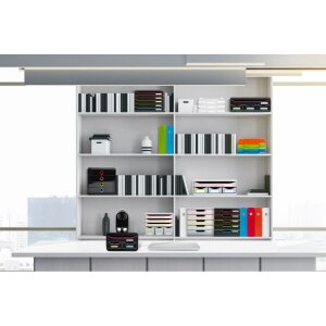 Exacompta 306914D STOREBOX szuflada 6 otwartych szuflad Czarny Harlequin