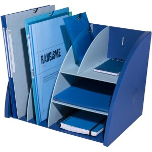 Exacompta 394202D Organizer na biurko Bee Blue Granatowy Jasnoniebieski