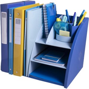 Exacompta 394202D Organizer na biurko Bee Blue Granatowy Jasnoniebieski