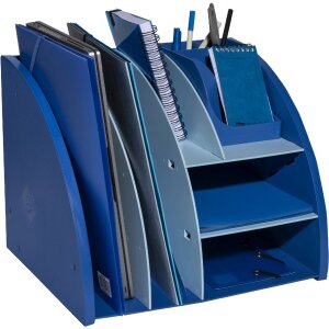 Exacompta 394202D Organizer na biurko Bee Blue Granatowy Jasnoniebieski