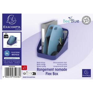 Exacompta 3500383D FLEX BOX Bee Blue Granatowy Jasnoniebieski