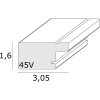 Deknudt S45VD1 ramka na zdjęcia plastikowa srebrna 20,0x30,0 cm