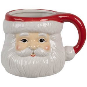 Clayre & Eef 6CEMU0154 Kubek Father Christmas White...