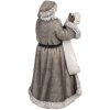 Clayre & Eef 6PR4282 Figurka dekoracyjna Ojciec Gwiazdka szara 22x18x40 cm Classic