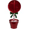 Clayre & Eef 6Y5626 Dekoracja Lollipop Red White Metal 12x9x26 cm