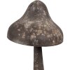 Clayre & Eef 6Y5680 Dekoracja Mushroom Metal Antique Look Ø 14x27 cm Brązowy