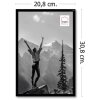 Plastikowa ramka na zdjęcia Haes Deco EF4B Easy Frame Black 20x30 cm