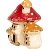 Clayre & Eef 6CE1876 Pojemnik na podgrzewacze House Beige Red 17x12x16 cm