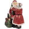 Clayre & Eef 6PR2780GG Dekoracja świąteczna Santa & Mrs Claus 10x10x16 cm