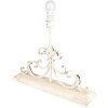 Clayre & Eef 6LMC0108 Lampa stołowa vintage kremowa 50x20x56 cm E27 max 60W