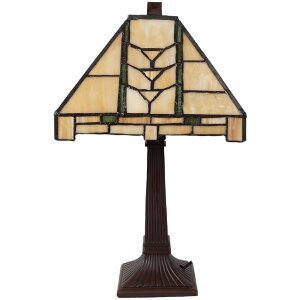 LumiLamp 5LL-5450 Lampa stołowa Tiffany 23x23x38 cm E14...