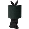 Clayre & Eef 6LMC0099ZVGR Lampa stołowa Rabbit Black Green Ø20x43 cm E27 60W