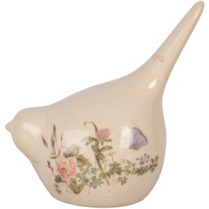 Clayre & Eef 6CE1954M Dekoracja Bird Beige Pink...