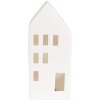 Clayre & Eef 6CE1793 Porcelanowy domek LED 7x6x15 cm Biały