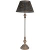 Clayre & Eef 5LMC0046 Lampa stołowa Ø36x94cm brązowy szary żelazo drewno E27/max 60W