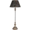 Clayre & Eef 5LMC0046 Lampa stołowa Ø36x94cm brązowy szary żelazo drewno E27/max 60W