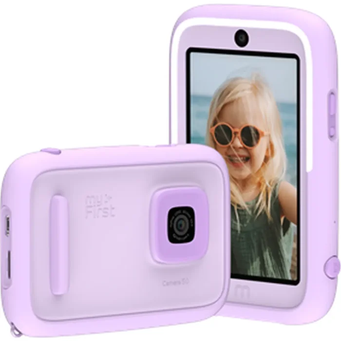 myFirst Camera 50 Purple 20MP 3.97-calowy ekran dotykowy Full-HD Video odporny na wstrząsy TPU