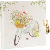 Pamiętnik Goldbuch Flowery Bike 16x16 cm 96 stron