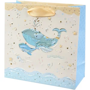 Torba prezentowa Goldbuch Blue Whale 18x8 cm