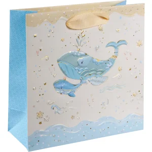 Torba prezentowa Goldbuch Blue Whale 18x8 cm