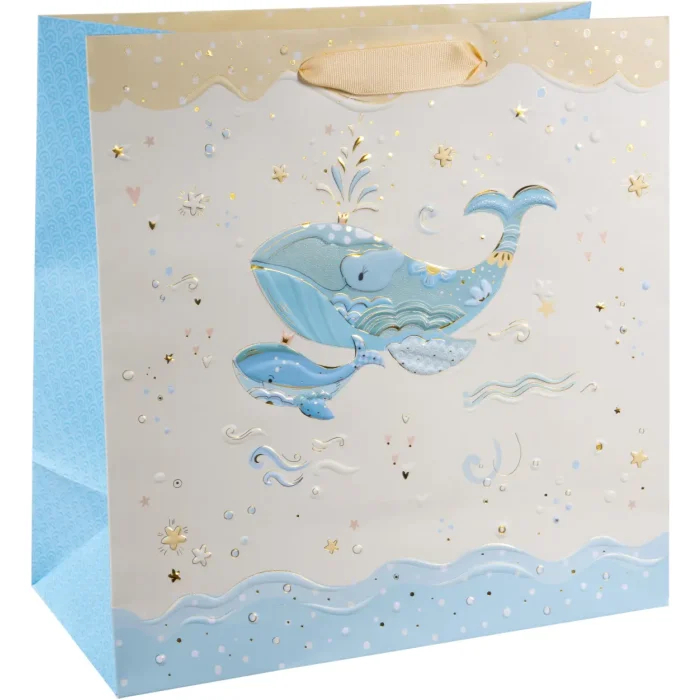 Torba prezentowa Goldbuch Blue Whale 27x13 cm