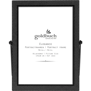 Metalowa ramka na zdjęcia Goldbuch Elegance Black 13x18 cm