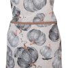 Clayre & Eef CSP41-1 Fartuch Pumpkin Design Beige Grey 70x85 cm