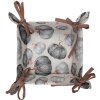 Clayre & Eef CSP47 Koszyk na chleb Pumpkin Design 35x35x8 cm