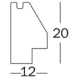 Walther Silhouette drewniana galeria 4 zdjęcia 10x15 cm natura MDF przezroczyste szkło