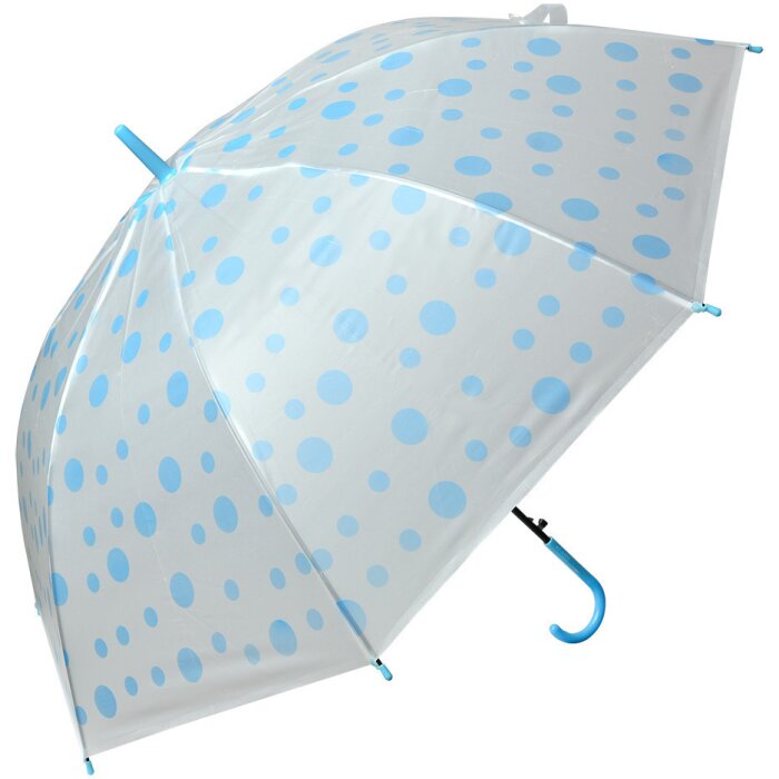 Juleeze JZCUM0021BL Parasol dziecięcy niebiesko-białe kropki Ø 88x71 cm