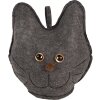 Clayre & Eef TW0619 Dekoracja Cat Grey 20x14x22 cm