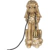 Clayre & Eef 6LMP793 Lampa stołowa Poodle Gold 27x16x38 cm E27 60W