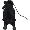 Clayre & Eef 6LMP794 Lampa stołowa Bulldog Black 35x19x28 cm E14 40W