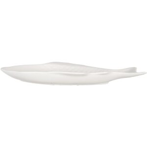 Clayre & Eef 6CEBO0199L Miska Fish White 48x26x5 cm...