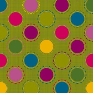 Serwetki papierowe Dots Stitch-moss green