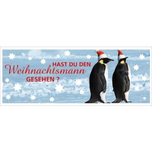 Artebene Folia Card-Penguins-Have You...-21x8 cm