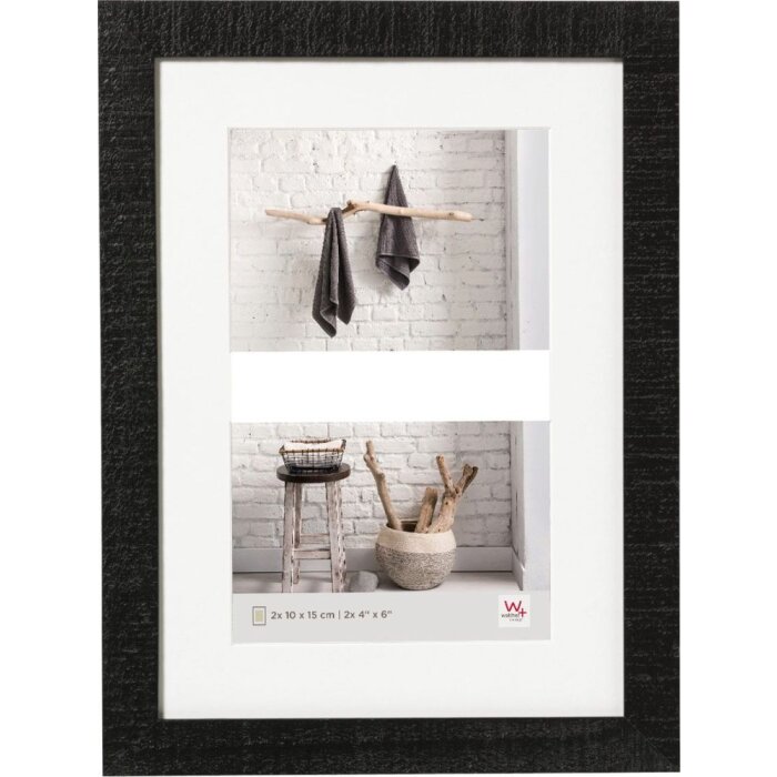 Walther Gallery Frame Home black 2 zdjęcia 10x15 cm (28x36 cm)