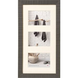 Walther Wooden Gallery Frame Home 3 Photos 13x18 Grey