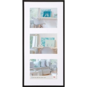 Walther Gallery Frame New Lifestyle 3 Photos 15x20 cm czarna