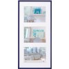 Walther Plastic Gallery Frame New Lifestyle 3 zdjęcia 13x18 blue (26,2x51,5 cm)