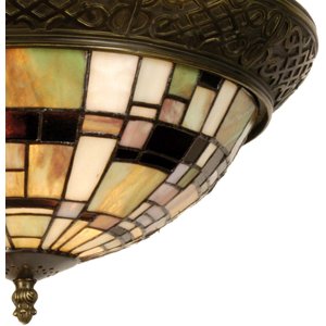 Lampa sufitowa Tiffany 38 cm wielokolorowa 5LL-5348