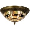 Lampa sufitowa Tiffany 38 cm wielokolorowa 5LL-5348