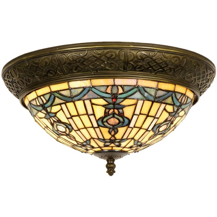 5LL-5351 Szklana lampa sufitowa Tiffany 38 cm