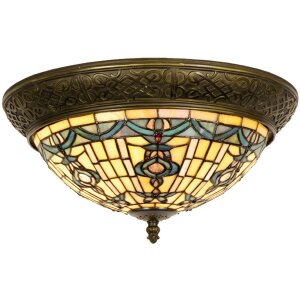 5LL-5351 Szklana lampa sufitowa Tiffany 38 cm