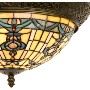 5LL-5351 Szklana lampa sufitowa Tiffany 38 cm