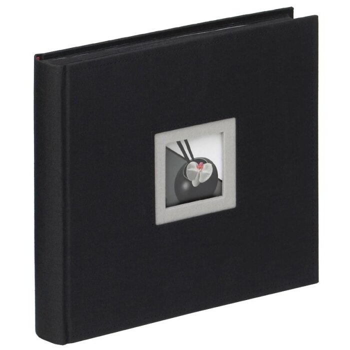 Walther Lniany album fotograficzny BLACK WHITE czarny 26x25 cm 50 czarnych stron