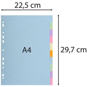 FOREVER Index 180g DIN A4 Dividers